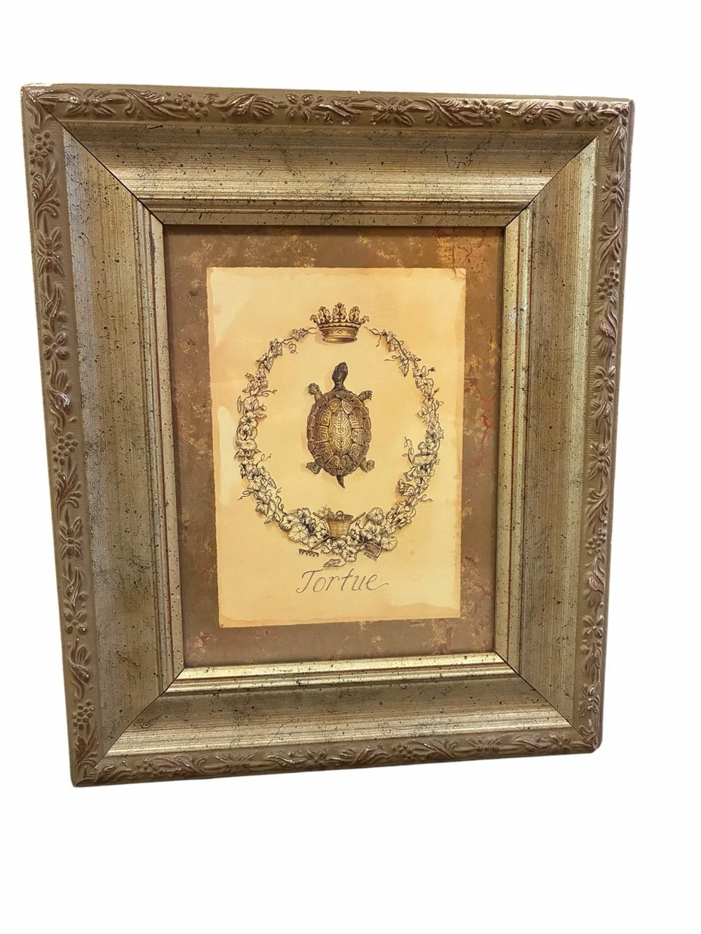 Home Accents Gold Ornate Wall Picture Frame Set Nature - Gold Finish (Set of 4)